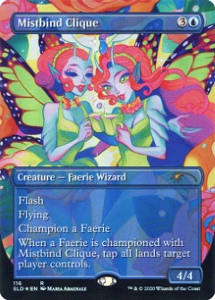 Mistbind Clique Secret Lair Drop - Faerie Art